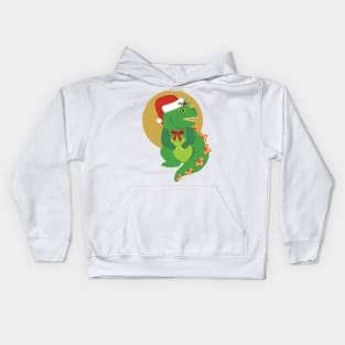 Santa Lizard Kids Hoodie